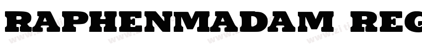 RaphenMadam Regular字体转换